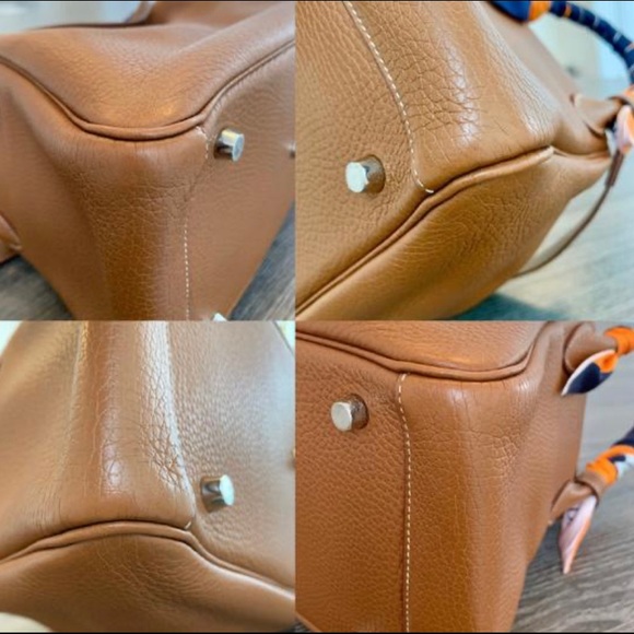 Hermès Lindy 30 in Taurillon Gold clemence 2017 - Picture 4 of 9